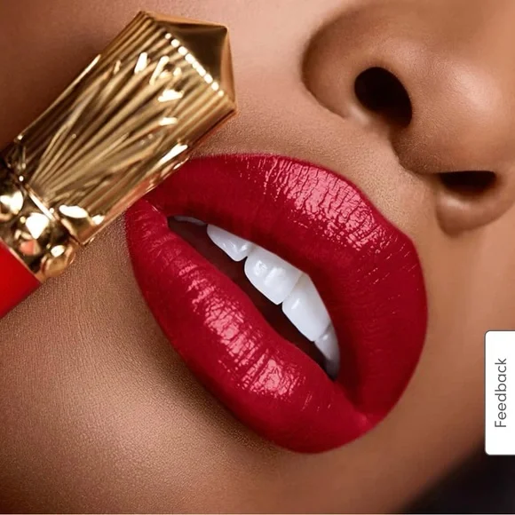 Christian Louboutin Rouge Lipstick with Gold Cap NWT - Picture 2 of 10